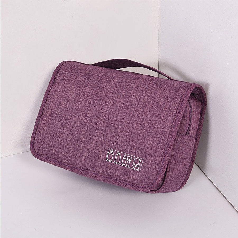 Purple Hanging Travel Toiletry Bag